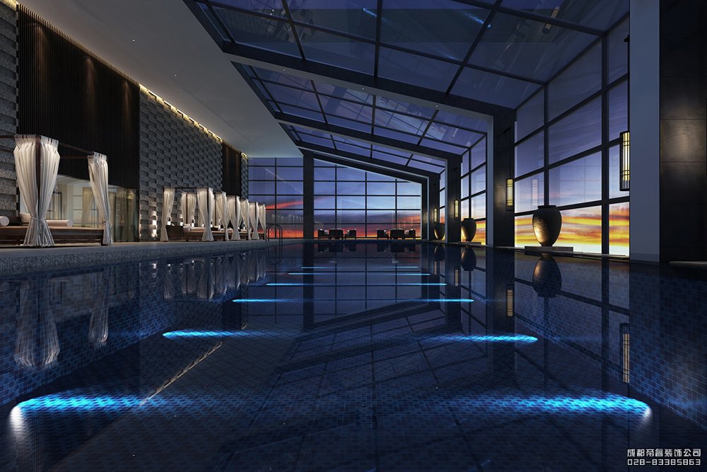 酒店游泳池设计装修效果图