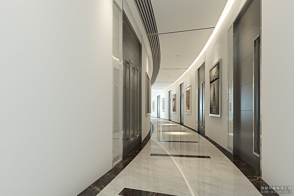 现代酒店走廊设计风格