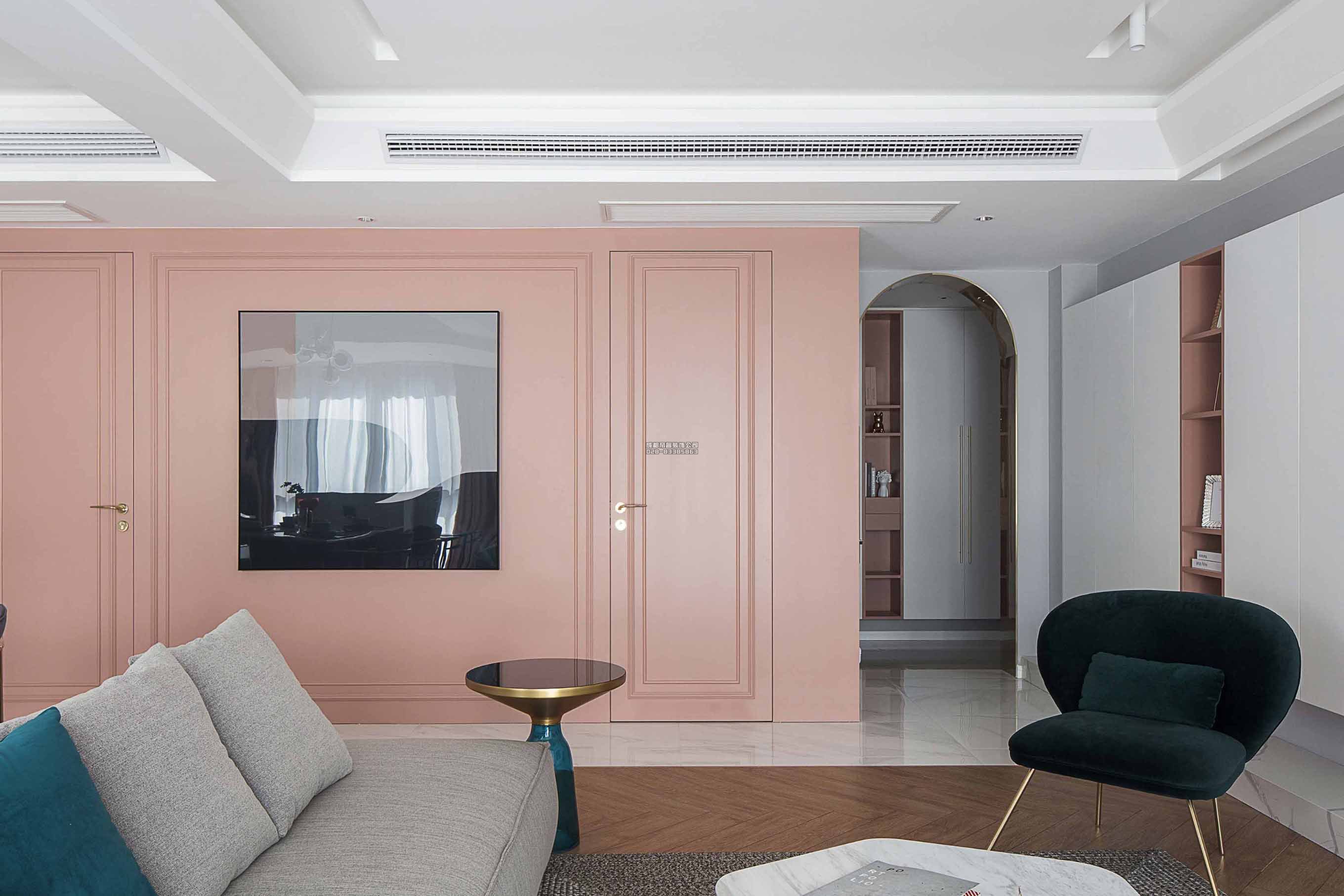 爱丽丝粉色住宅空间装修设计风格