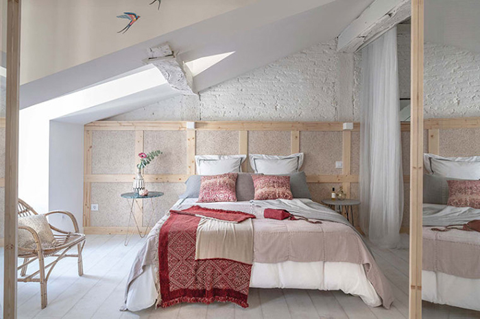 50平loft公寓小户型卧室装修效果图